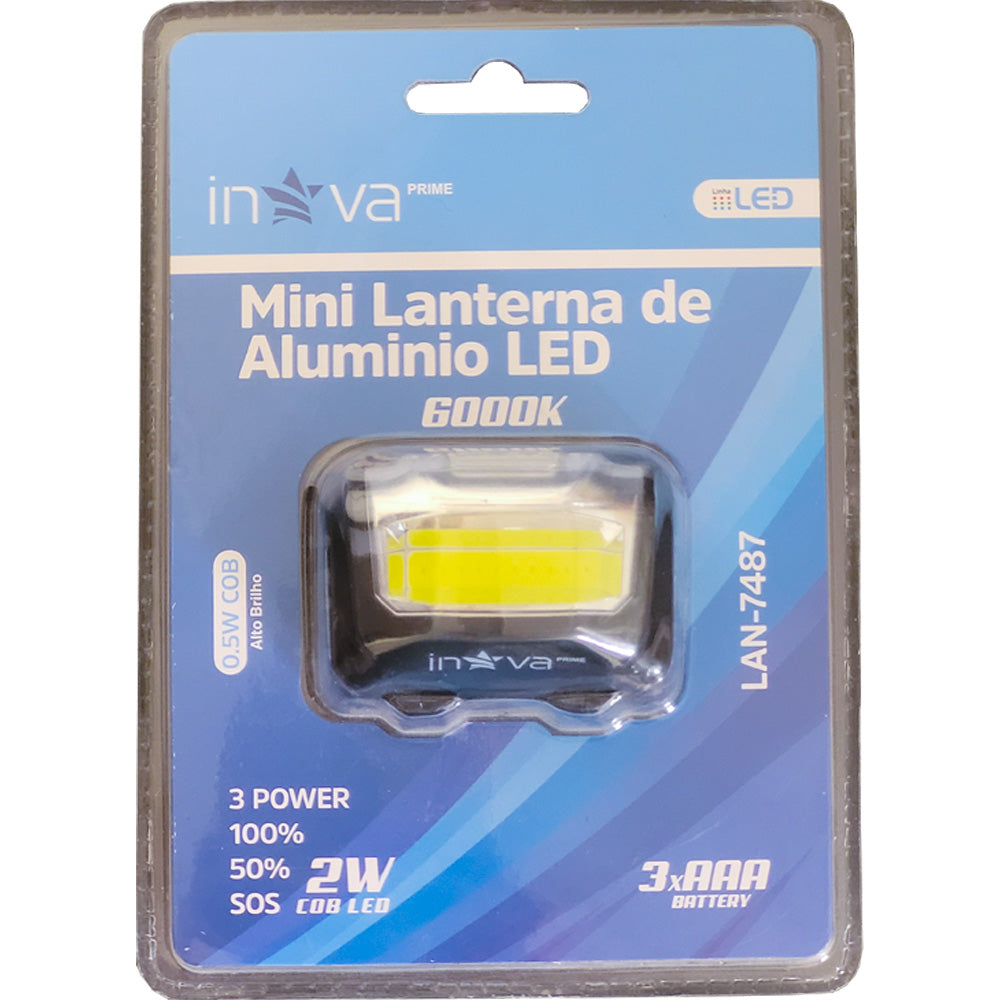 Mini lanterna De Alumínio LED Inova -  Lan-7487